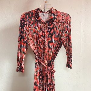 CAbi Bright, Multi-colored Dress Size XL, Soft